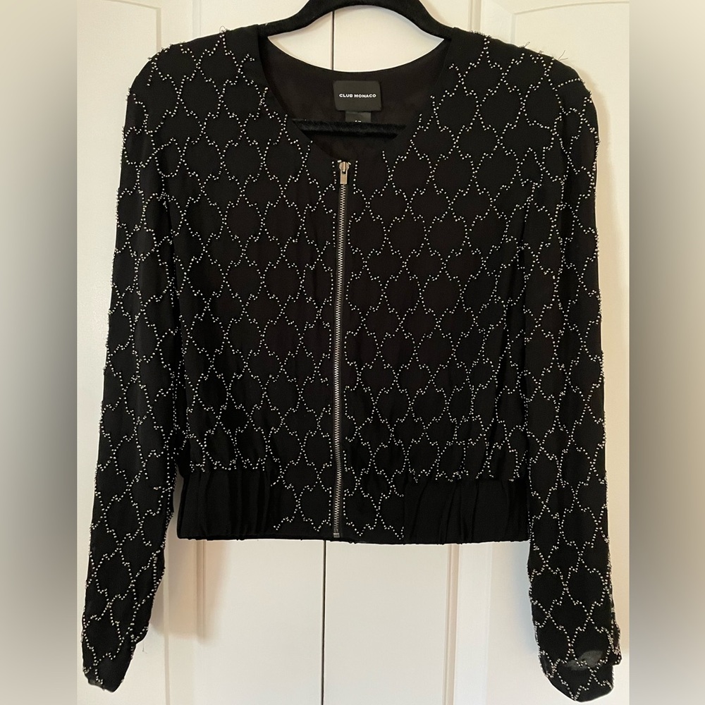 Club Monaco beaded jacket